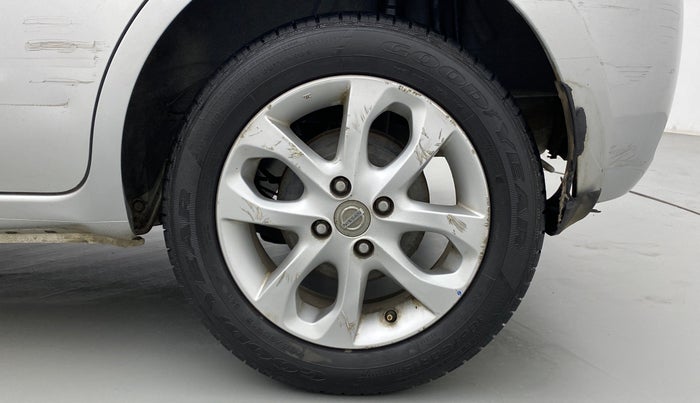 2014 Nissan Micra XV CVT, Petrol, Automatic, 57,497 km, Left Rear Wheel