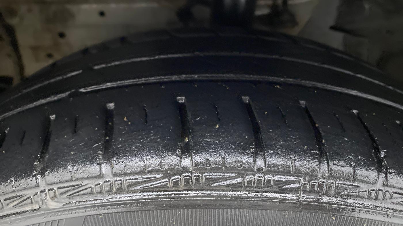 2014 Nissan Micra XV CVT, Petrol, Automatic, 57,497 km, Left Front Tyre Tread