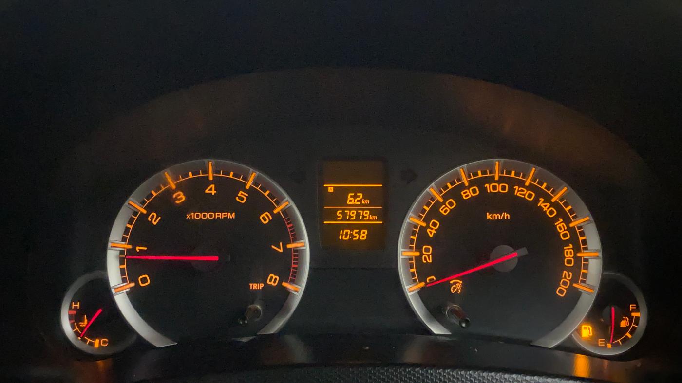 2013 Maruti Swift Dzire VXI, Petrol, Manual, 58,075 km, Odometer Image