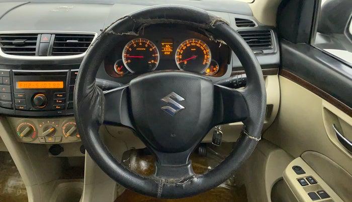 2013 Maruti Swift Dzire VXI, Petrol, Manual, 58,075 km, Steering Wheel Close Up