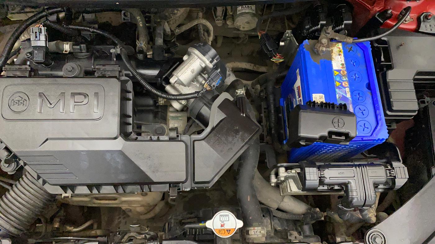 2019 Hyundai NEW SANTRO SPORTZ AMT, Petrol, Automatic, 62,884 km, Engine View - Left