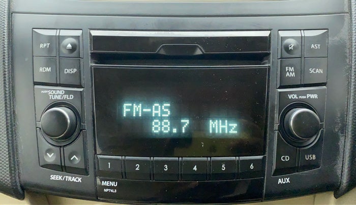 2014 Maruti Ertiga VXI CNG, CNG, Manual, 71,764 km, Infotainment System