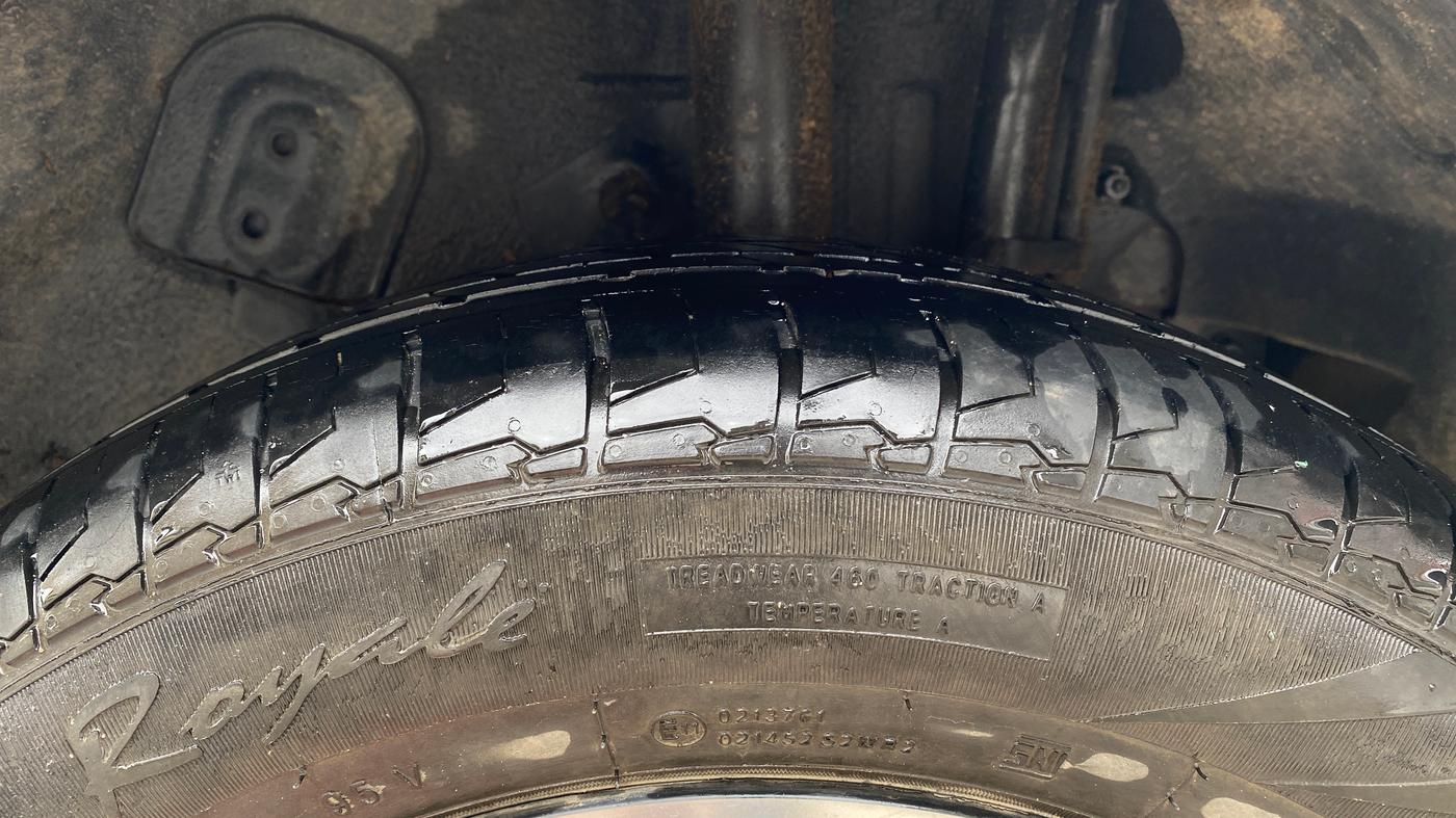 2019 Tata NEXON XZ PLUS PETROL, Petrol, Manual, 76,189 km, Left Rear Tyre Tread