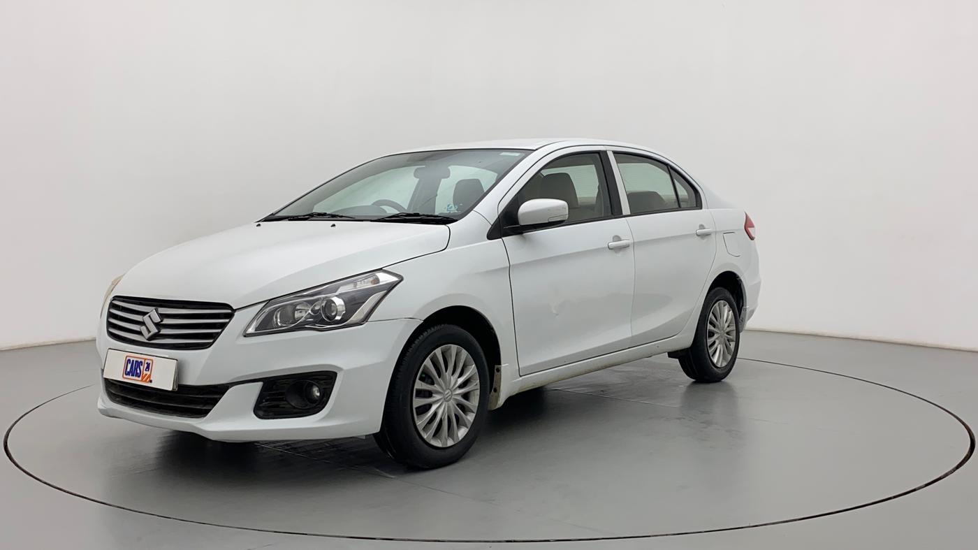 2017 Maruti Ciaz SIGMA DIESEL 1.3, Diesel, Manual, 1,21,159 km, Left Front Diagonal