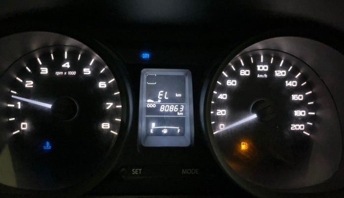 2018 Tata Tiago XT PETROL, Petrol, Manual, 80,851 km, Odometer Image