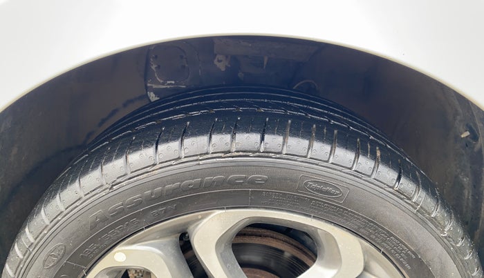 2018 Hyundai Elite i20 ASTA 1.2 (O), Petrol, Manual, 55,809 km, Left Front Tyre Tread