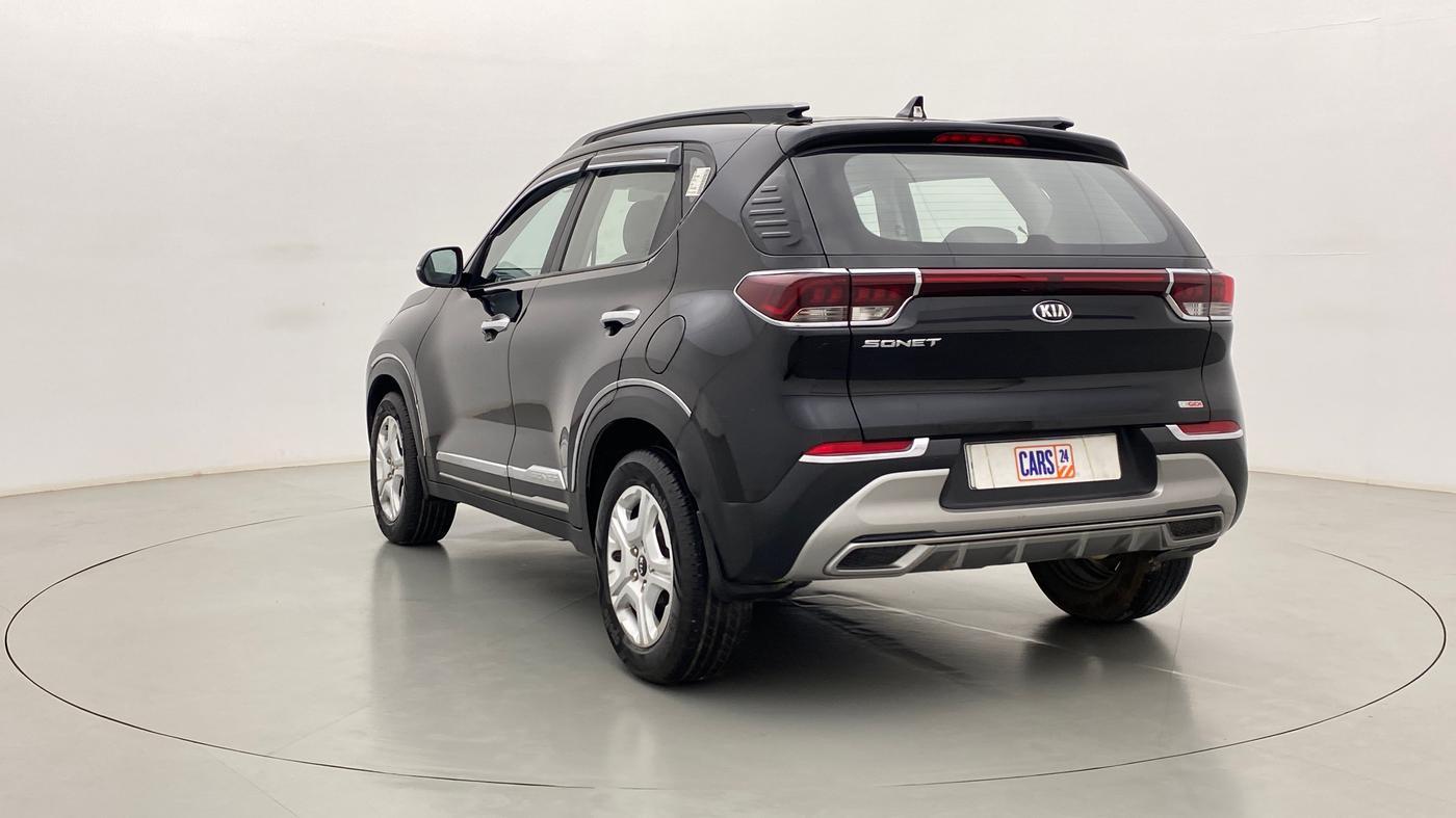 2020 KIA SONET HTX 1.0 IMT, Petrol, Manual, 10,339 km, Left Back Diagonal