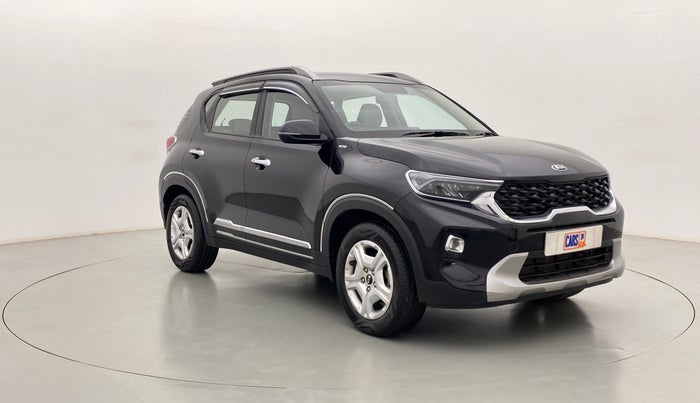 2020 KIA SONET HTX 1.0 IMT, Petrol, Manual, 10,339 km, Right Front Diagonal