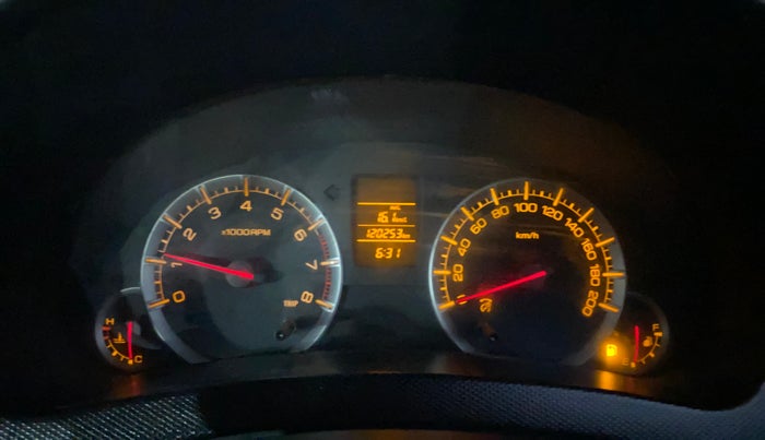 2012 Maruti Swift VXI, Petrol, Manual, 1,20,265 km, Odometer Image