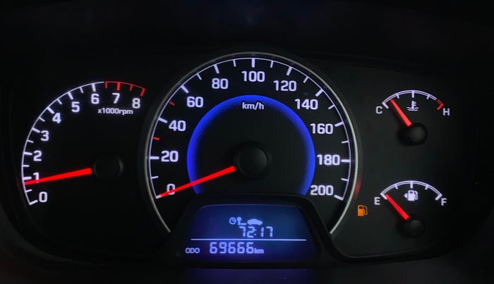 2015 Hyundai Grand i10 SPORTZ 1.2 KAPPA VTVT, Petrol, Manual, 69,663 km, Odometer Image