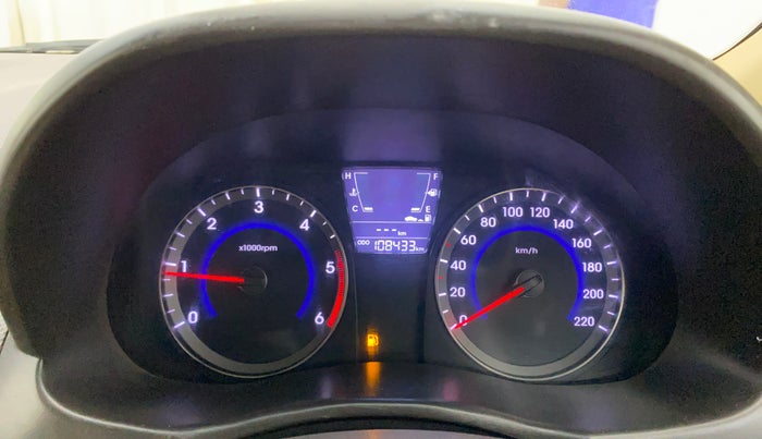 2014 Hyundai Verna FLUIDIC 1.4 CRDI CX, Diesel, Manual, 1,08,392 km, Odometer Image