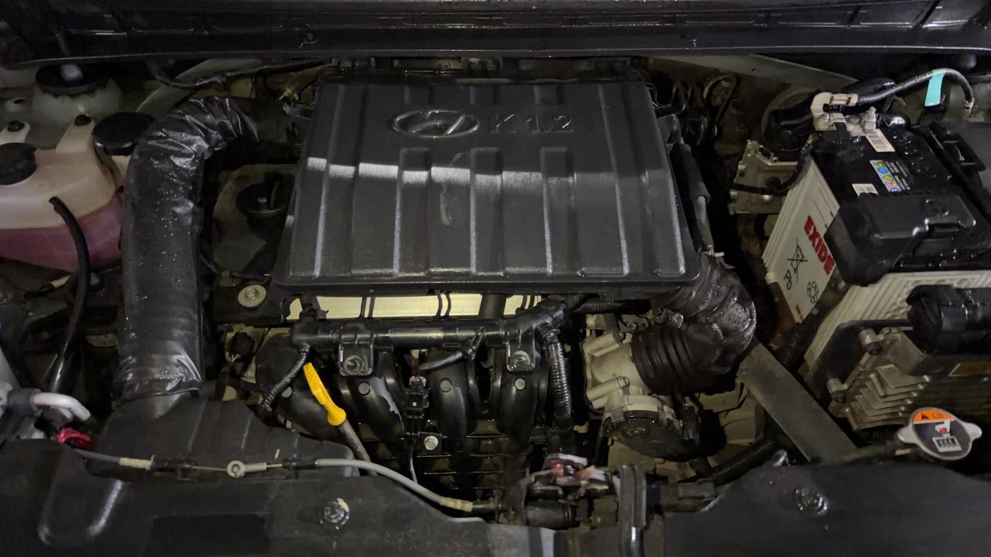 2023 Hyundai EXTER SX(O) CONNECT 1.2 AMT DUAL TONE, Petrol, Automatic, 13,620 km, Engine View