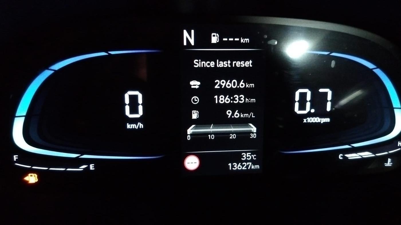 2023 Hyundai EXTER SX(O) CONNECT 1.2 AMT DUAL TONE, Petrol, Automatic, 13,620 km, Odometer Image