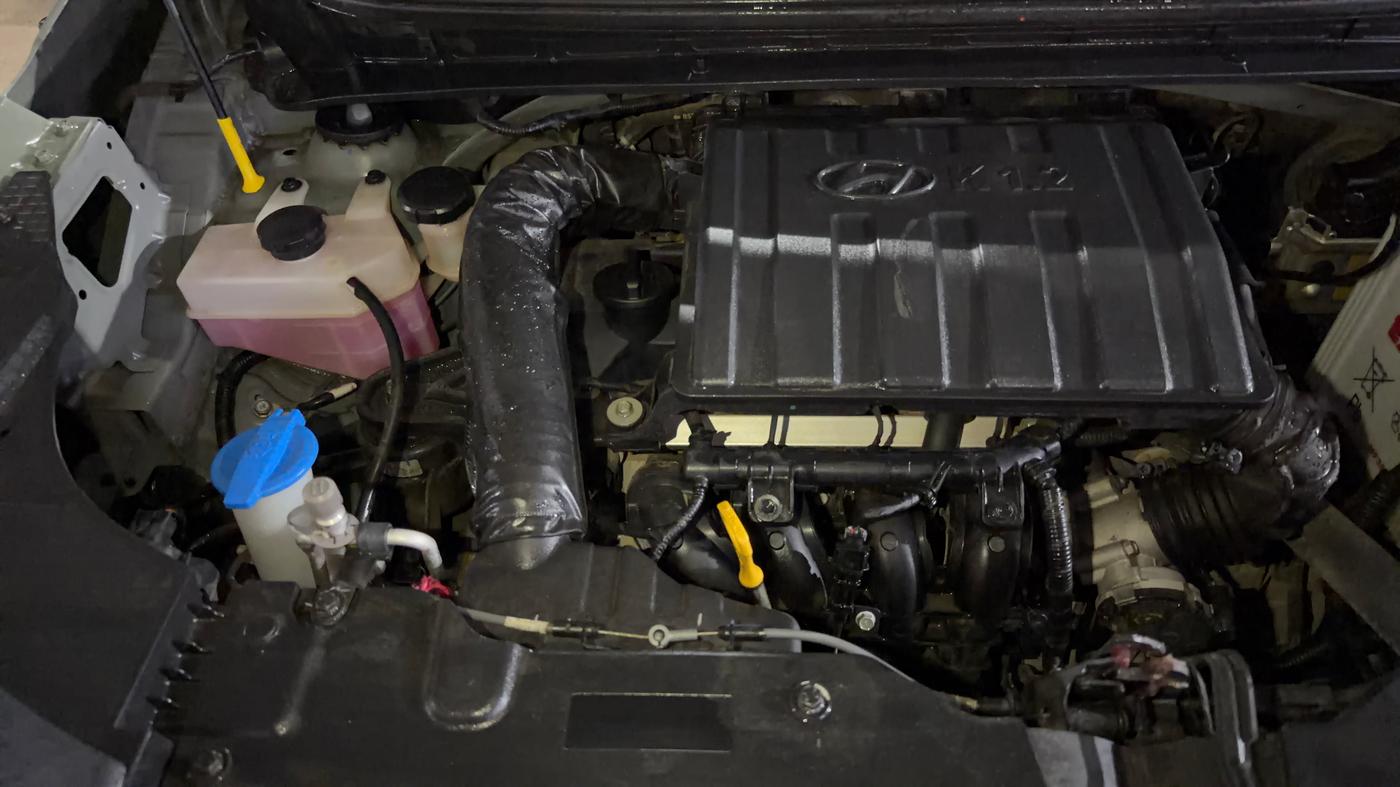 2023 Hyundai EXTER SX(O) CONNECT 1.2 AMT DUAL TONE, Petrol, Automatic, 13,620 km, Engine View - Right