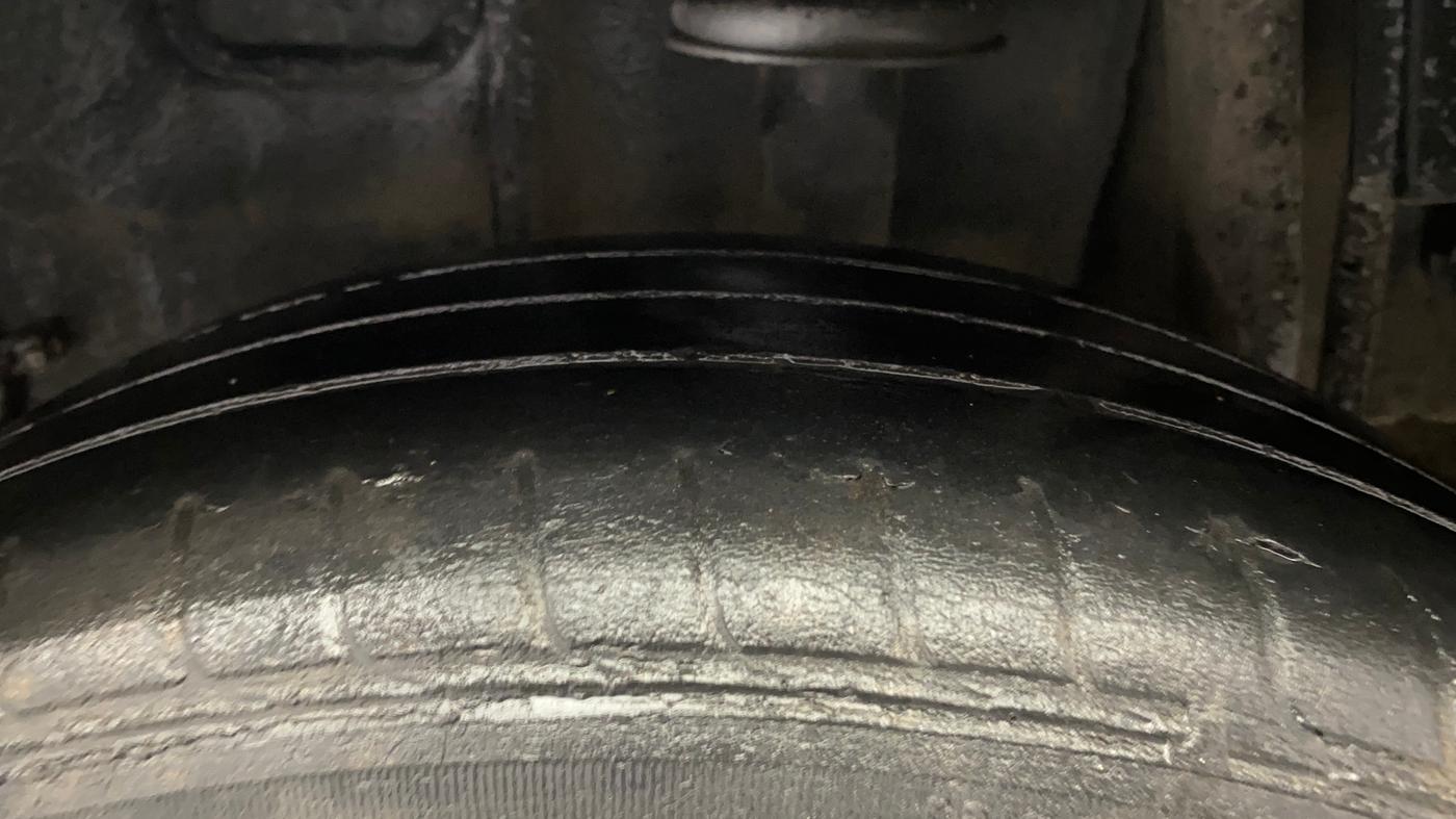 2021 Tata Tiago XZA PLUS PETROL, Petrol, Automatic, 1,02,224 km, Left Rear Tyre Tread