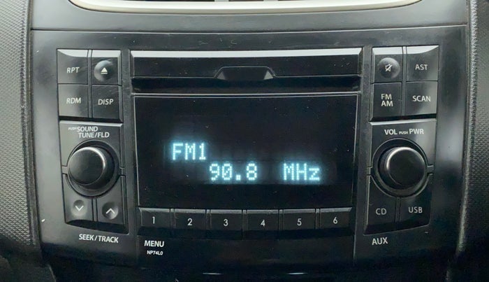 2012 Maruti Swift ZXI, Petrol, Manual, 70,223 km, Infotainment System