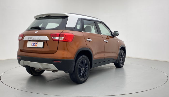 2018 Maruti Vitara Brezza ZDI+ DUAL TONE AMT, Diesel, Automatic, 33,570 km, Right Back Diagonal