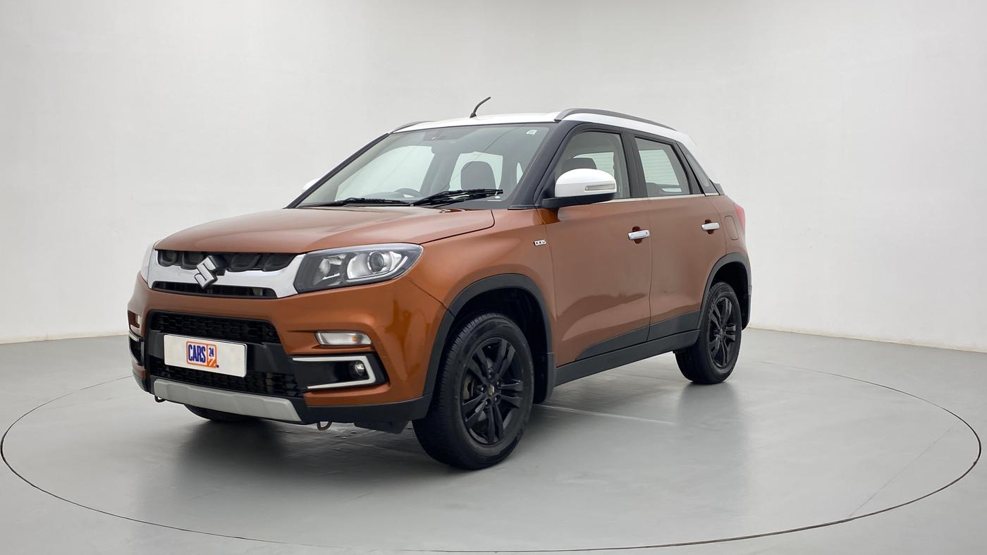 2018 Maruti Vitara Brezza ZDI+ DUAL TONE AMT, Diesel, Automatic, 33,570 km, Left Front Diagonal