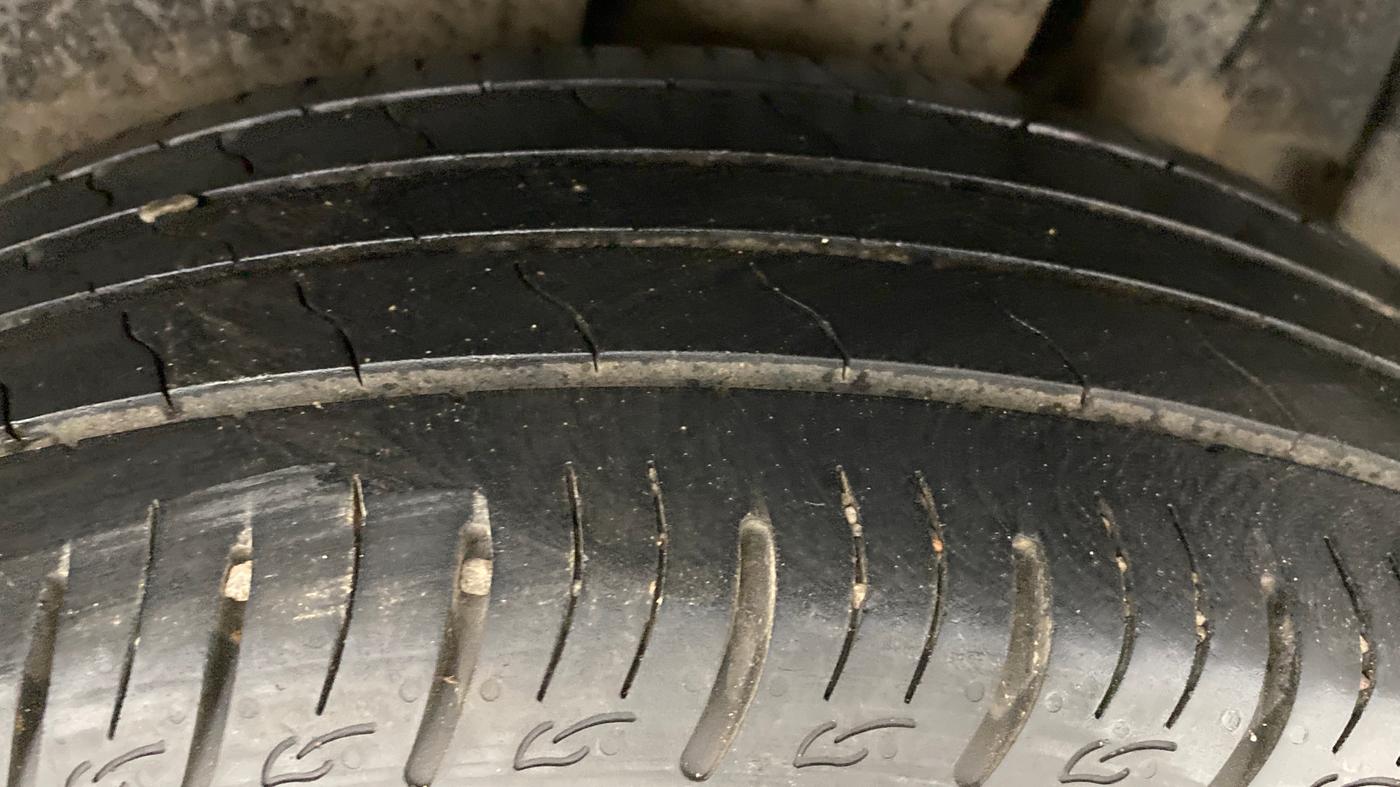 2021 Maruti Vitara Brezza VXI, Petrol, Manual, 28,660 km, Left Rear Tyre Tread