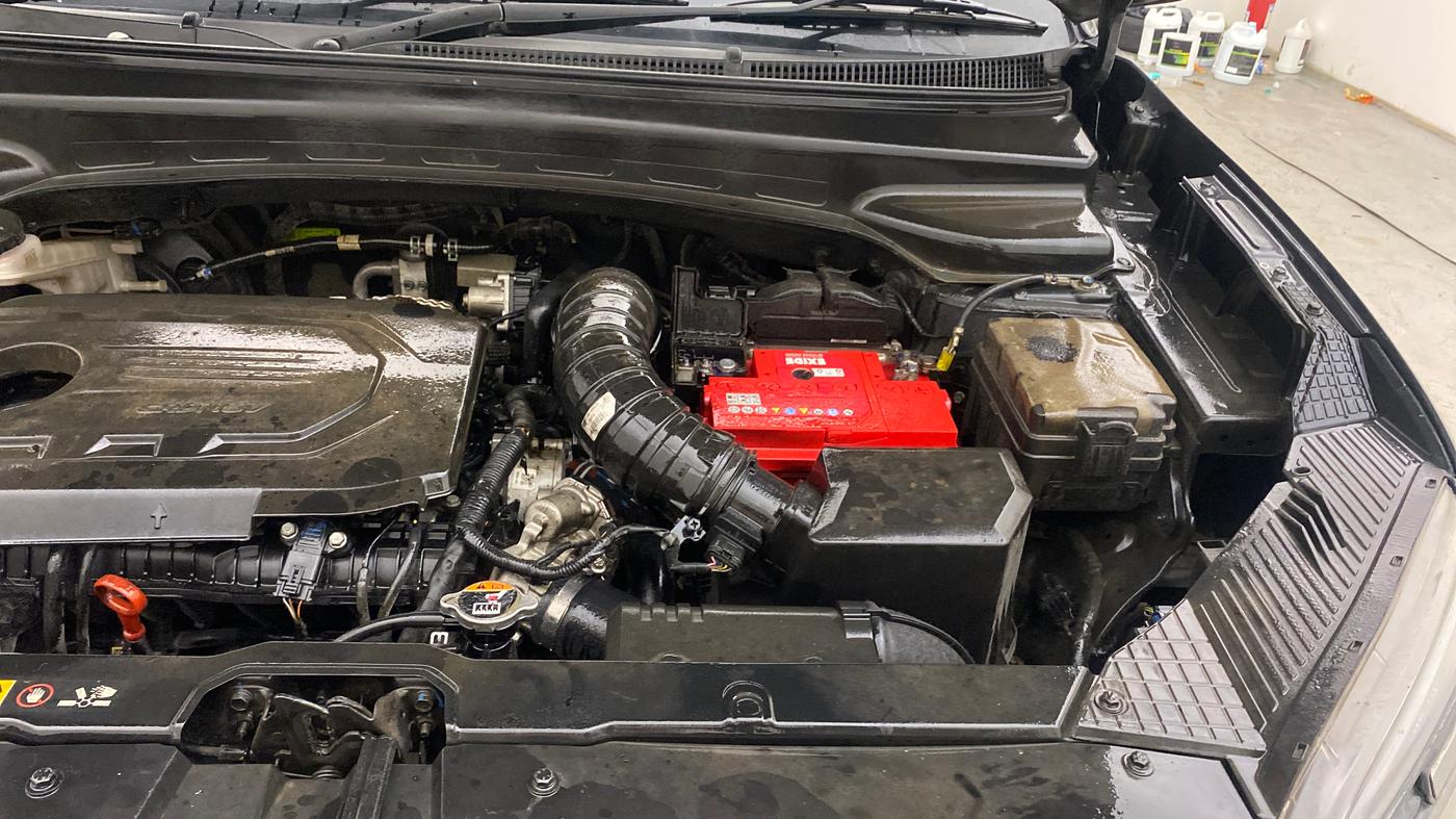 2022 Hyundai ALCAZAR PLATINUM(O) 7STR 1.5 AT, Diesel, Automatic, 75,833 km, Engine View - Left