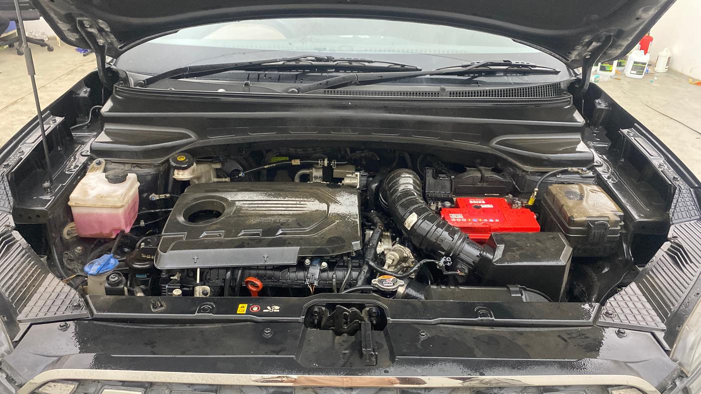 2022 Hyundai ALCAZAR PLATINUM(O) 7STR 1.5 AT, Diesel, Automatic, 75,833 km, Engine View