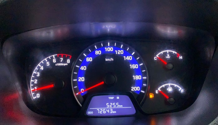 2018 Hyundai Xcent SX 1.2, Petrol, Manual, 72,642 km, Odometer Image