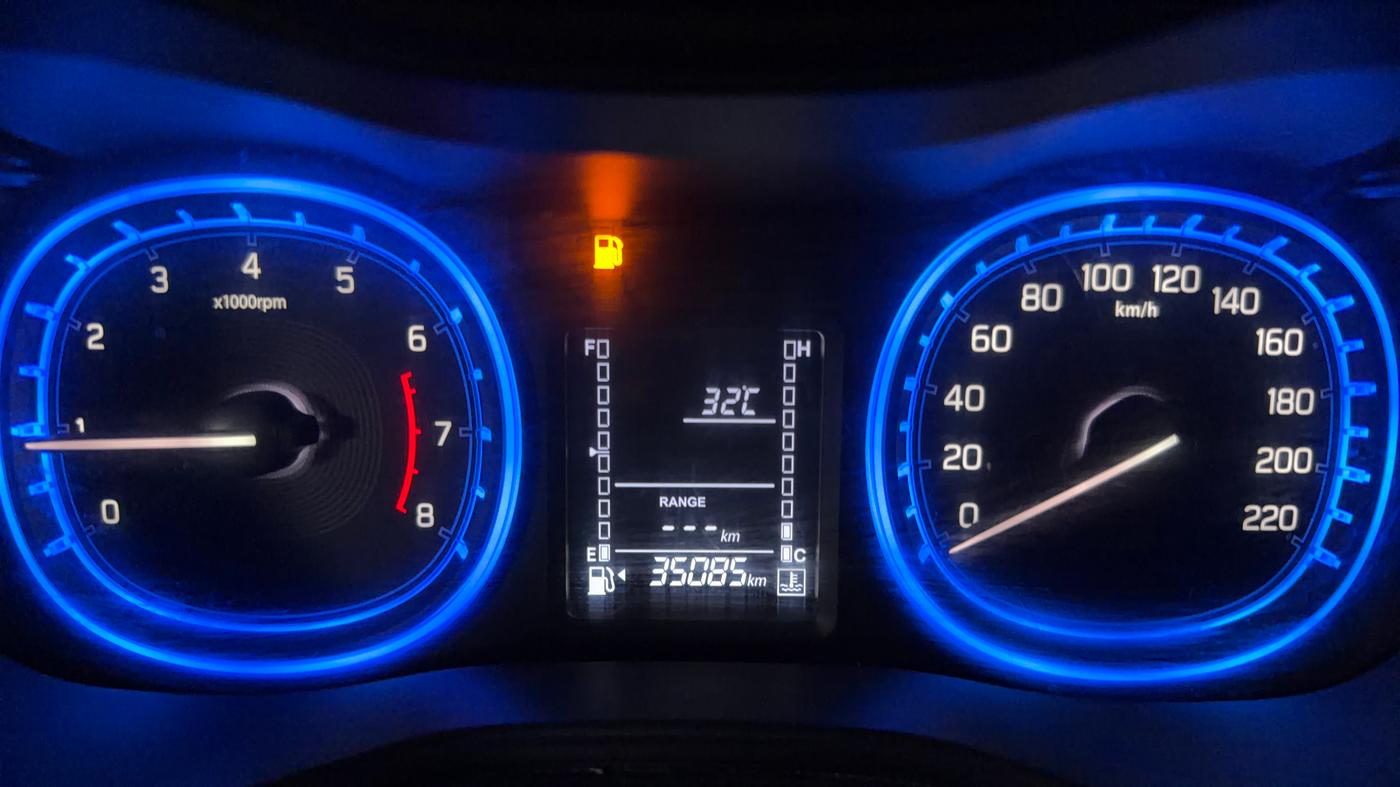 2022 Maruti Vitara Brezza ZXI, Petrol, Manual, 35,076 km, Odometer Image