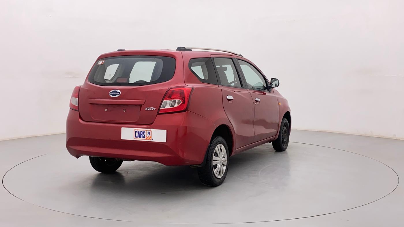 2015 Datsun Go Plus T, Petrol, Manual, 39,300 km, Right Back Diagonal