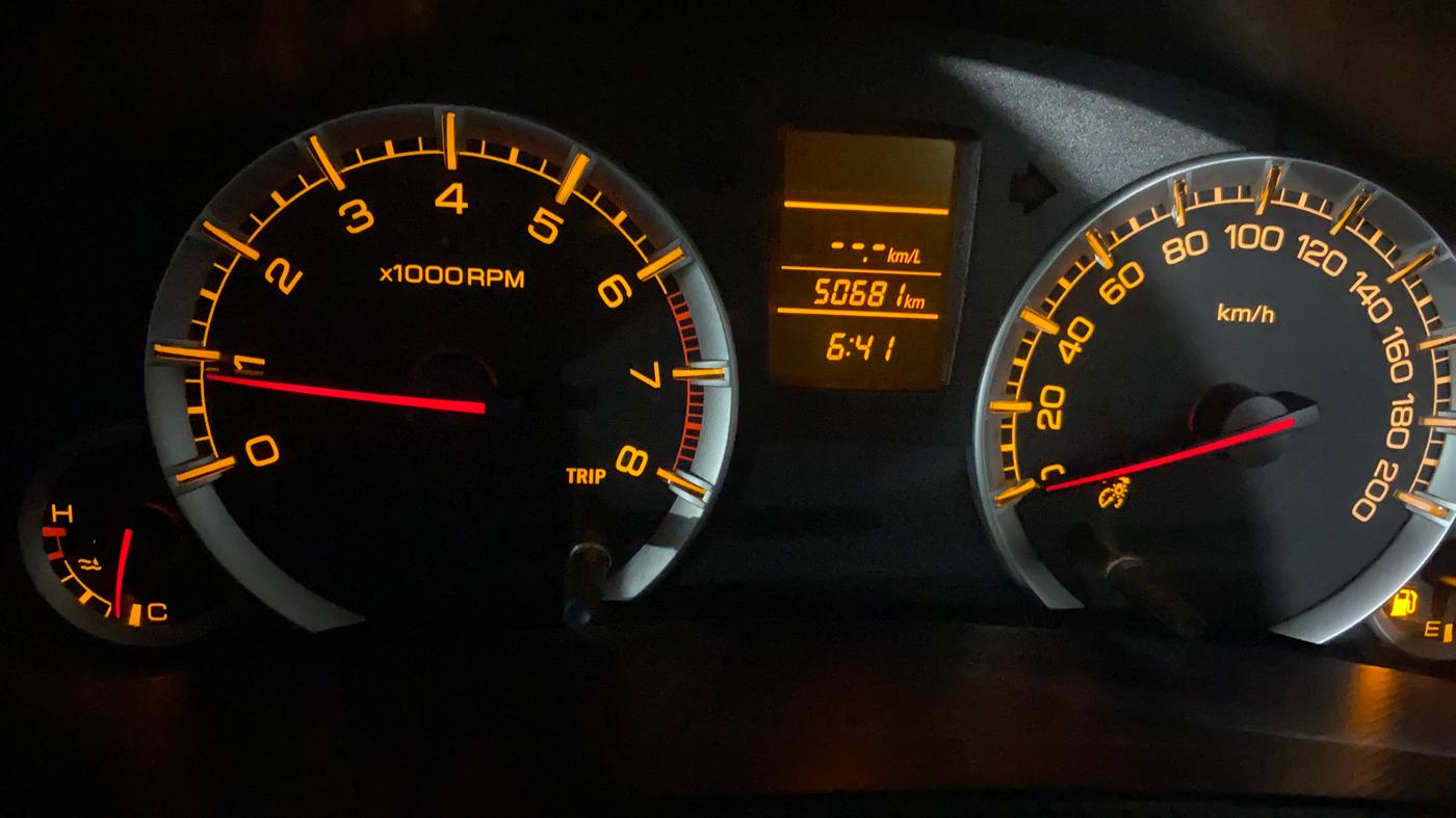 2013 Maruti Swift Dzire VXI, Petrol, Manual, 50,679 km, Odometer Image