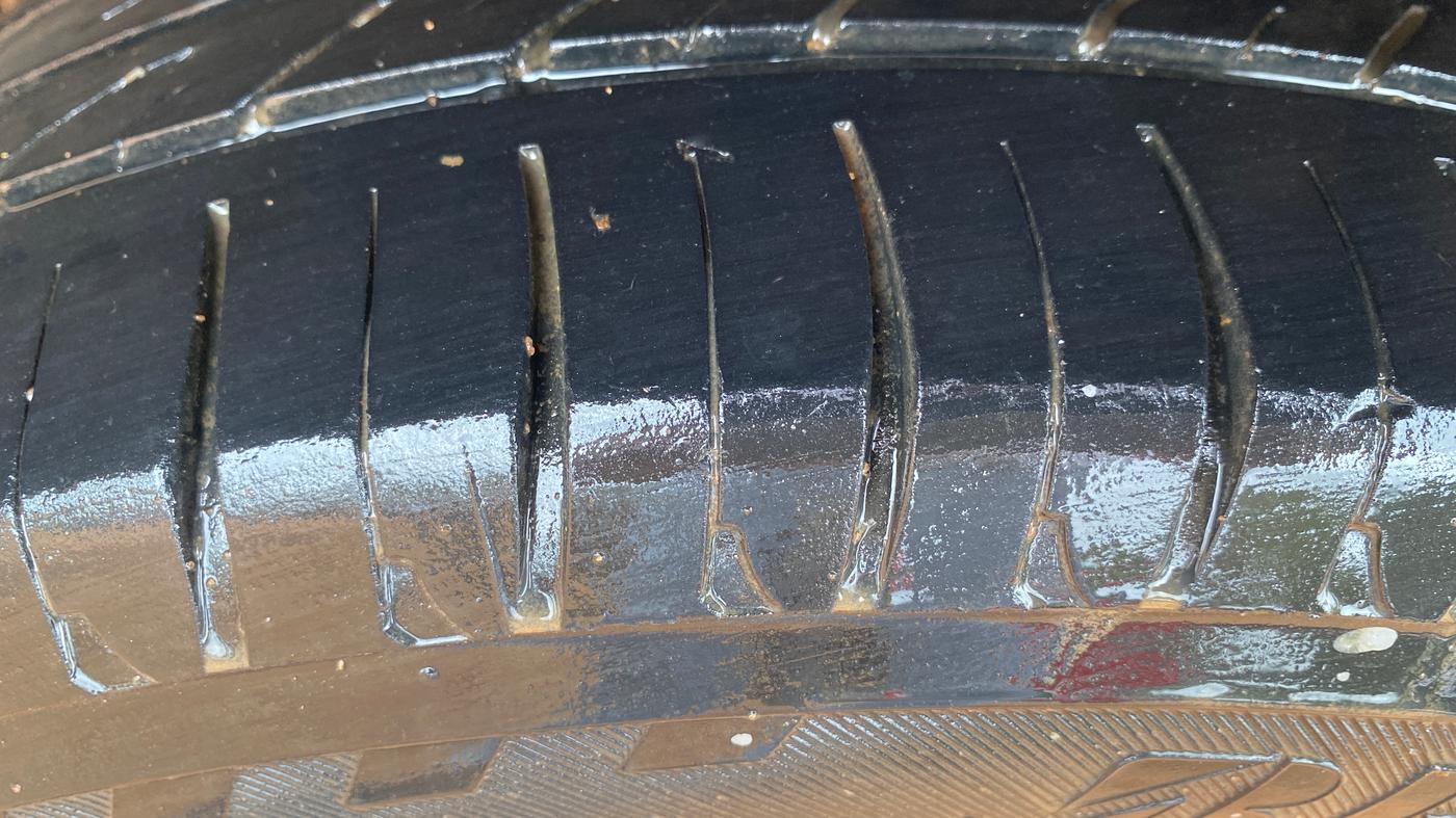 2018 Toyota YARIS V MT, Petrol, Manual, 69,284 km, Left Rear Tyre Tread