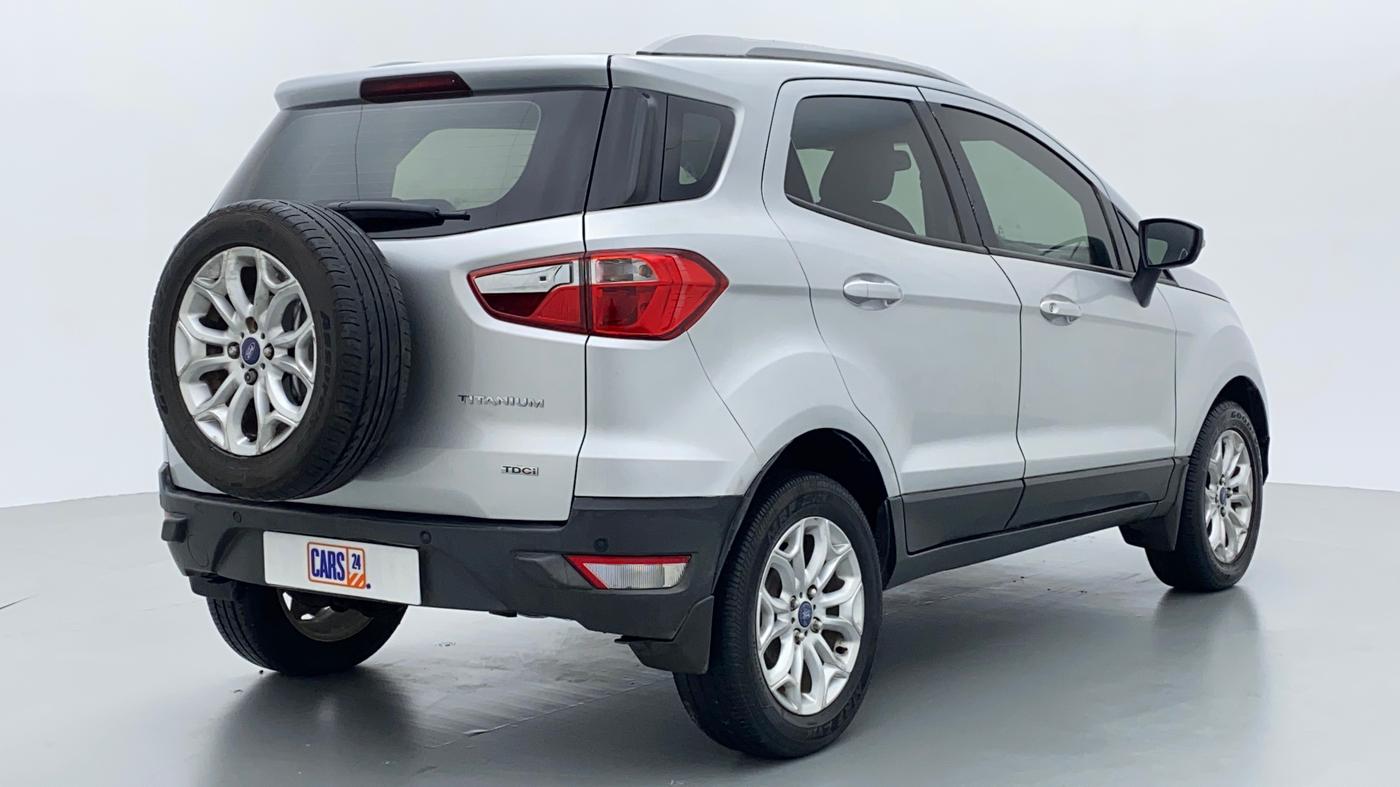 2014 Ford Ecosport 1.5TITANIUM TDCI, Diesel, Manual, 1,38,817 km, Right Back Diagonal (45- Degree) View