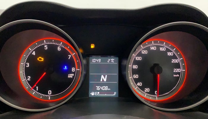 2020 Maruti Swift VXI AMT, CNG, Automatic, 76,355 km, Odometer Image