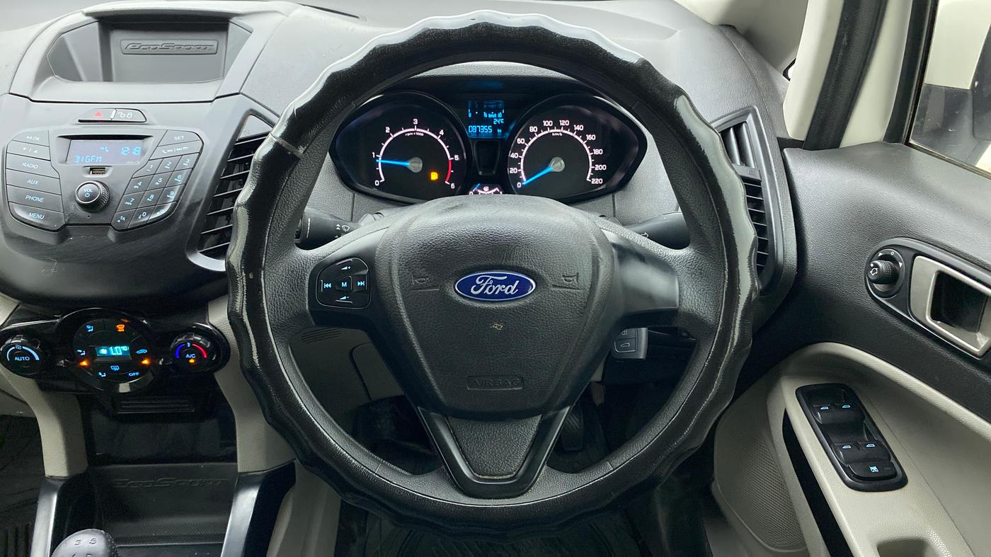 2017 Ford Ecosport TREND+ 1.5L DIESEL, Diesel, Manual, 87,355 km, Steering Wheel Close Up