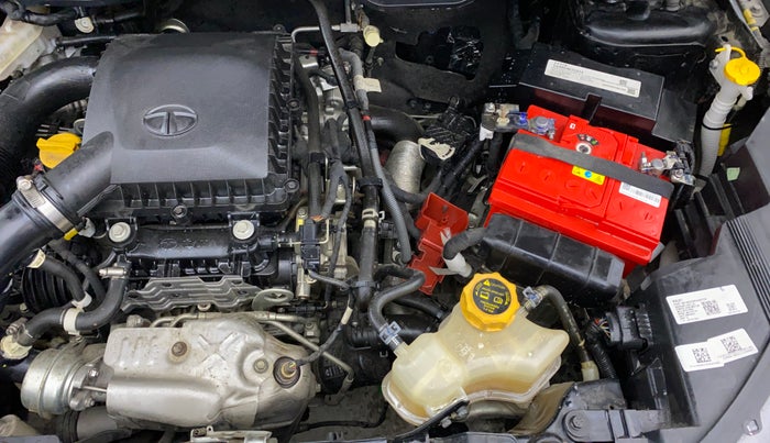 2023 Tata NEXON XZ PLUS LUX SUNROOF DARK PETROL, Petrol, Manual, 19,280 km, Engine View - Left