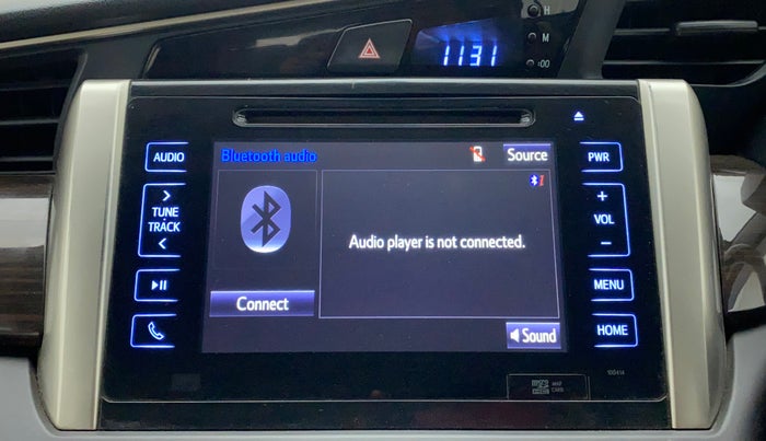 2016 Toyota Innova Crysta 2.7 ZX AT 7 STR, Petrol, Automatic, 1,05,130 km, Infotainment System