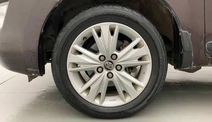 2016 Toyota Innova Crysta 2.7 ZX AT 7 STR, Petrol, Automatic, 1,05,130 km, Left Front Wheel