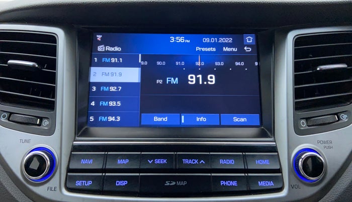 2016 Hyundai Tucson 2WD AT GLS DIESEL, Diesel, Automatic, 63,547 km, Infotainment System