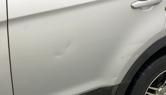 2017 Hyundai Creta E PLUS 1.6 PETROL, Petrol, Manual, 41,007 km, Rear left door - Slightly dented