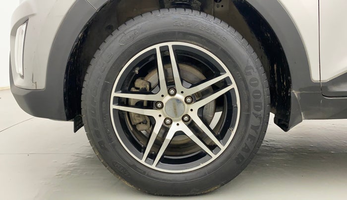 2017 Hyundai Creta E PLUS 1.6 PETROL, Petrol, Manual, 41,007 km, Left Front Wheel
