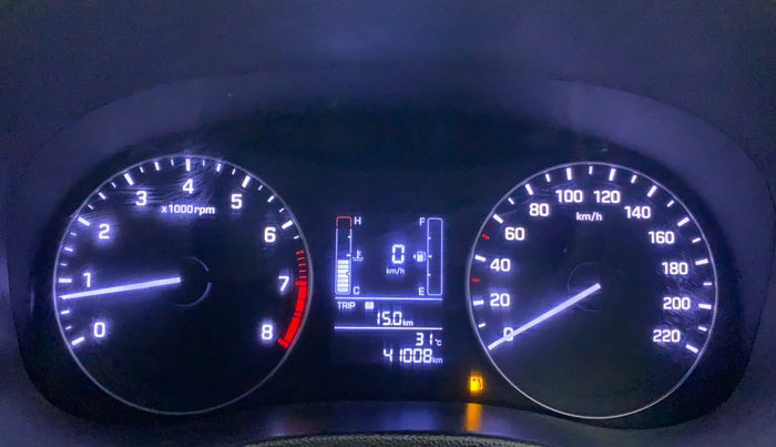 2017 Hyundai Creta E PLUS 1.6 PETROL, Petrol, Manual, 41,007 km, Odometer Image