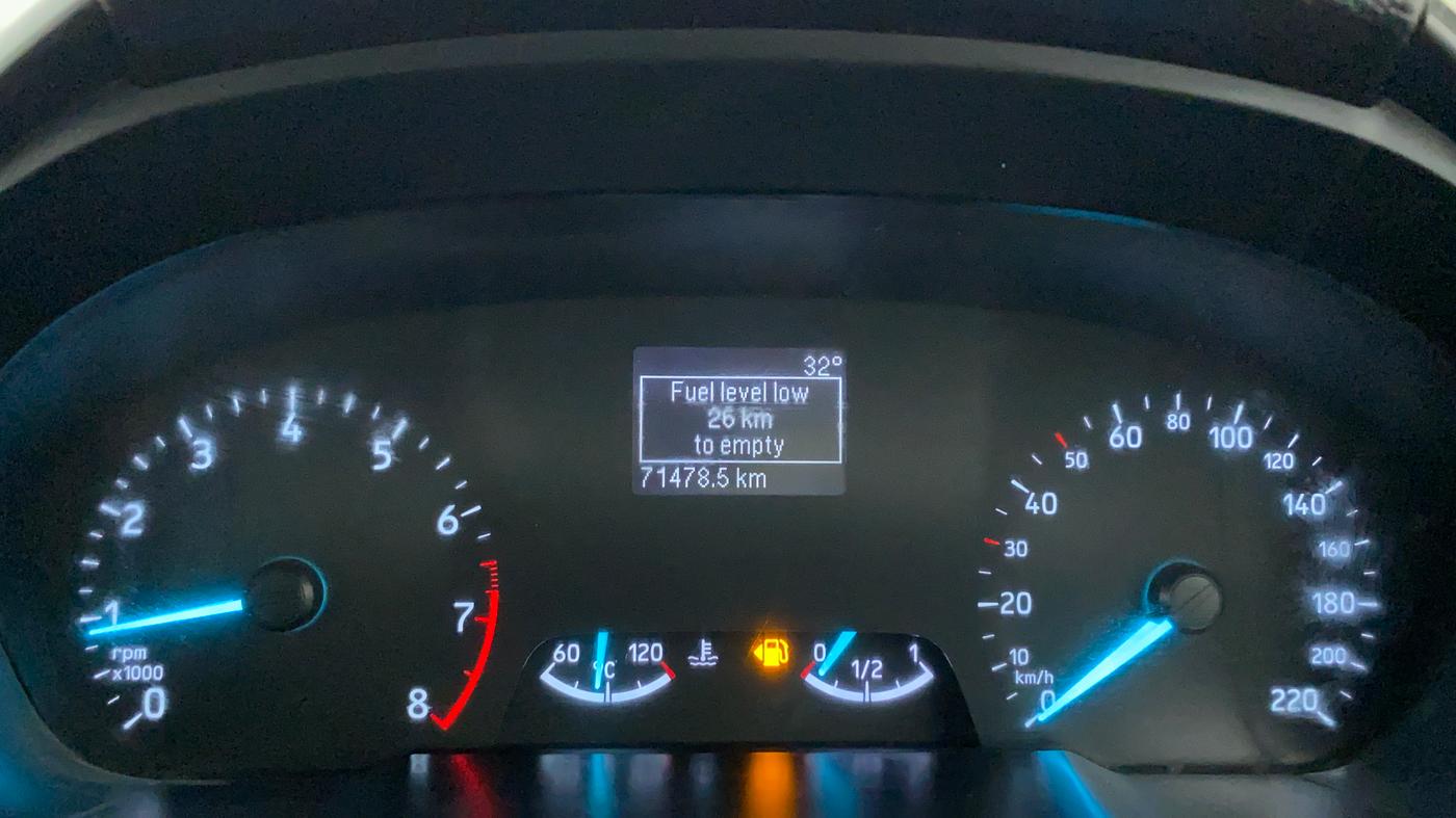 2018 Ford Ecosport TITANIUM 1.5L PETROL, CNG, Manual, 72,037 km, Odometer Image