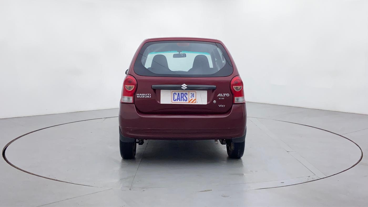 2012 Maruti Alto K10 VXI P, Petrol, Manual, 49,977 km, Back/Rear View