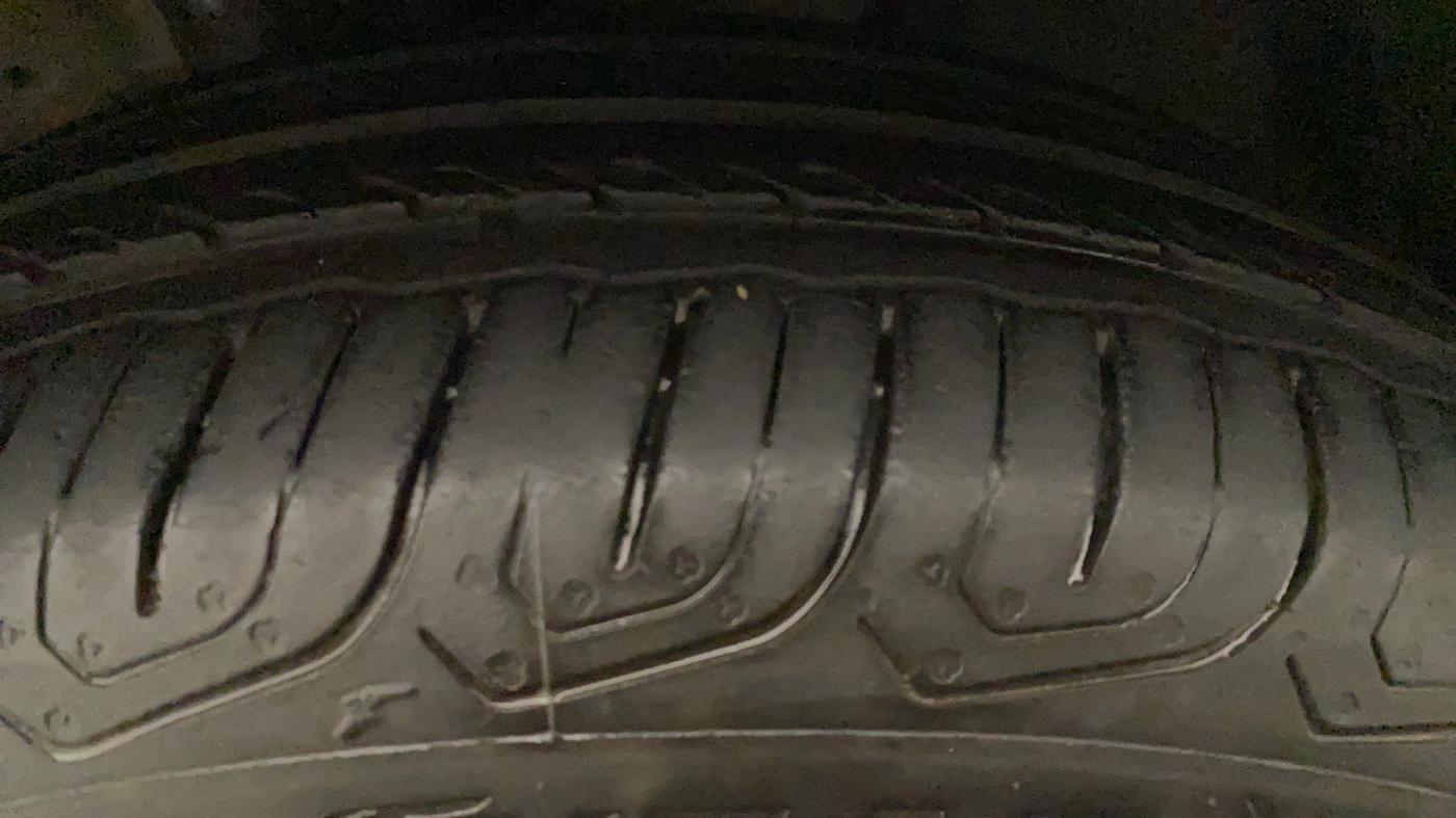2018 Honda Amaze 1.2L I-VTEC V CVT, Petrol, Automatic, 66,269 km, Left Front Tyre Tread