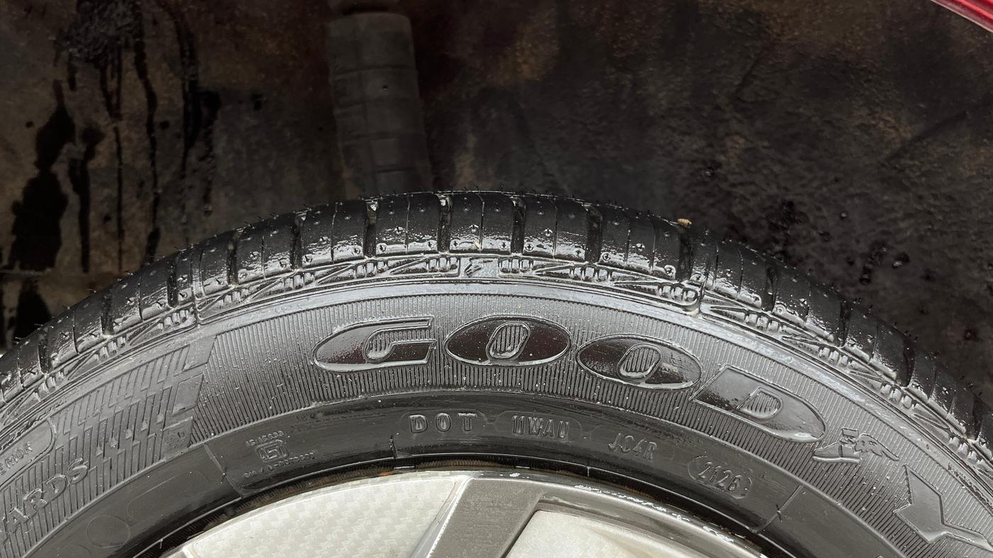 2019 Datsun Go Plus A(O), Petrol, Manual, 38,014 km, Right Rear Tyre Tread