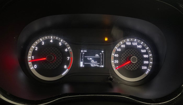 2022 Hyundai GRAND I10 NIOS SPORTZ 1.2 KAPPA VTVT CNG, CNG, Manual, 76,343 km, Odometer Image