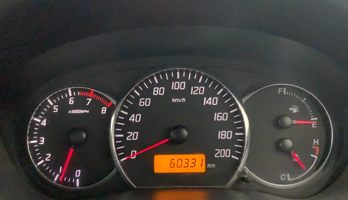2011 Maruti Swift Dzire VXI, Petrol, Manual, 60,331 km, Odometer Image