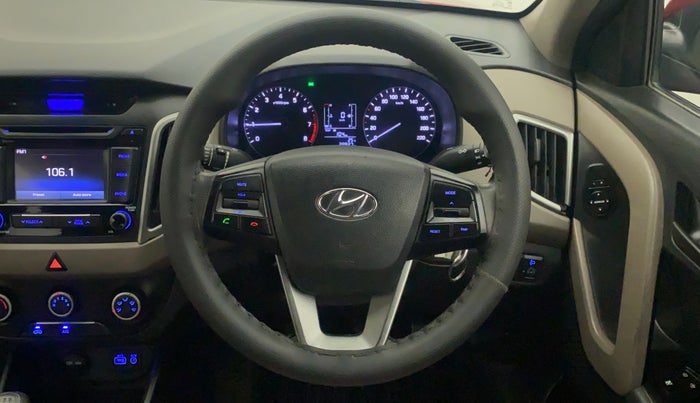 2017 Hyundai Creta E PLUS 1.6 PETROL, Petrol, Manual, 39,827 km, Steering Wheel Close Up