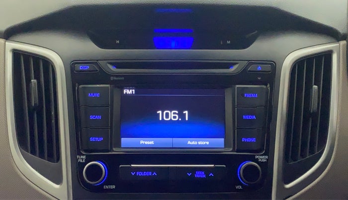 2017 Hyundai Creta E PLUS 1.6 PETROL, Petrol, Manual, 39,827 km, Infotainment System