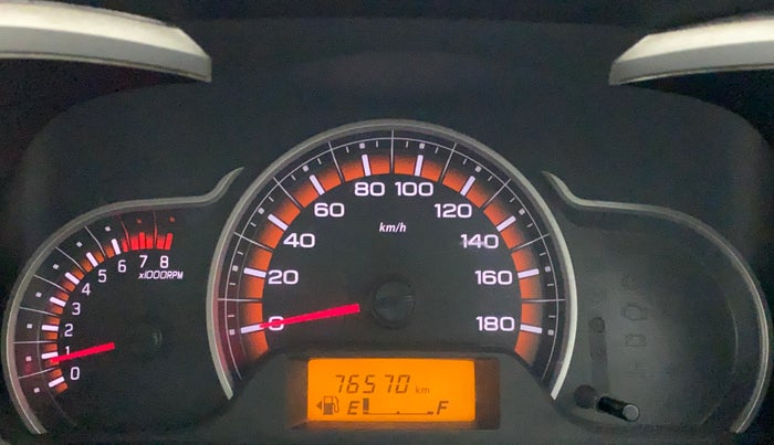 2015 Maruti Alto K10 VXI, Petrol, Manual, 76,702 km, Odometer Image