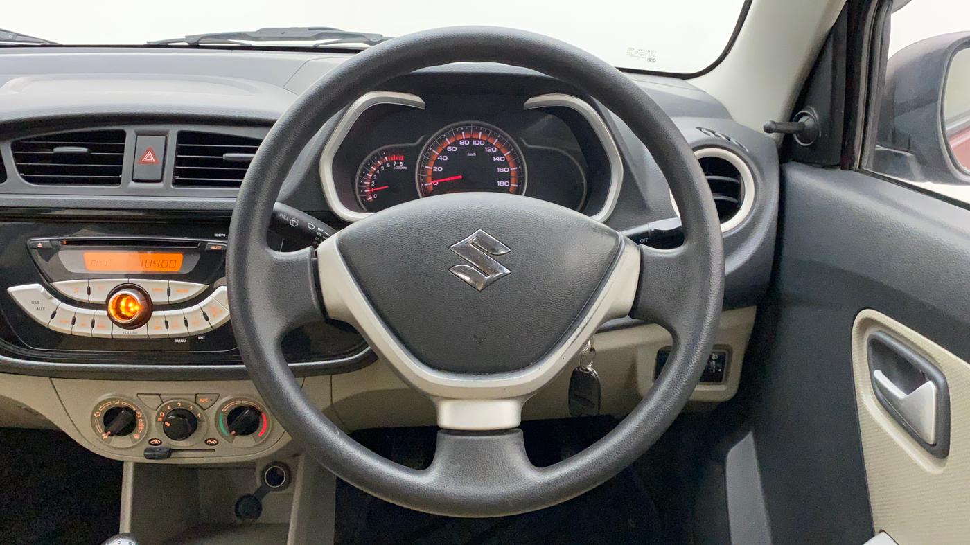2015 Maruti Alto K10 VXI, Petrol, Manual, 67,181 km, Steering Wheel Close Up
